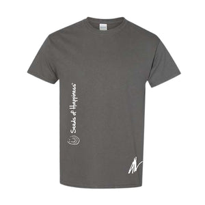 Grey Side Logo Adult T