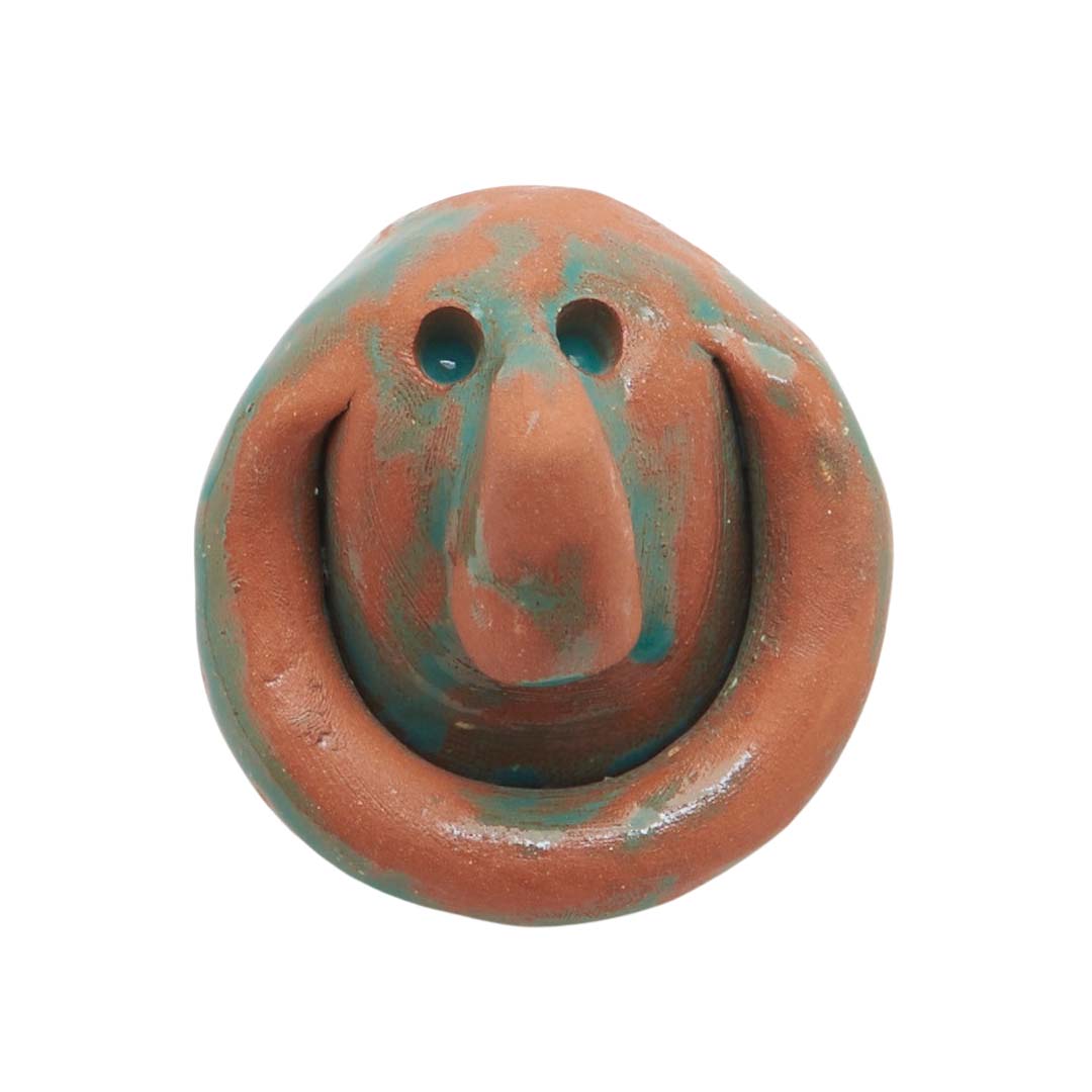 Large Teal Terracotta Seed