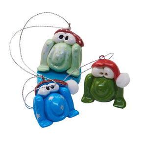 Green Mistle-Toad Ornament