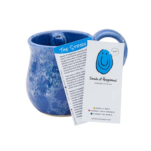 Blue Bubble Smile Mug
