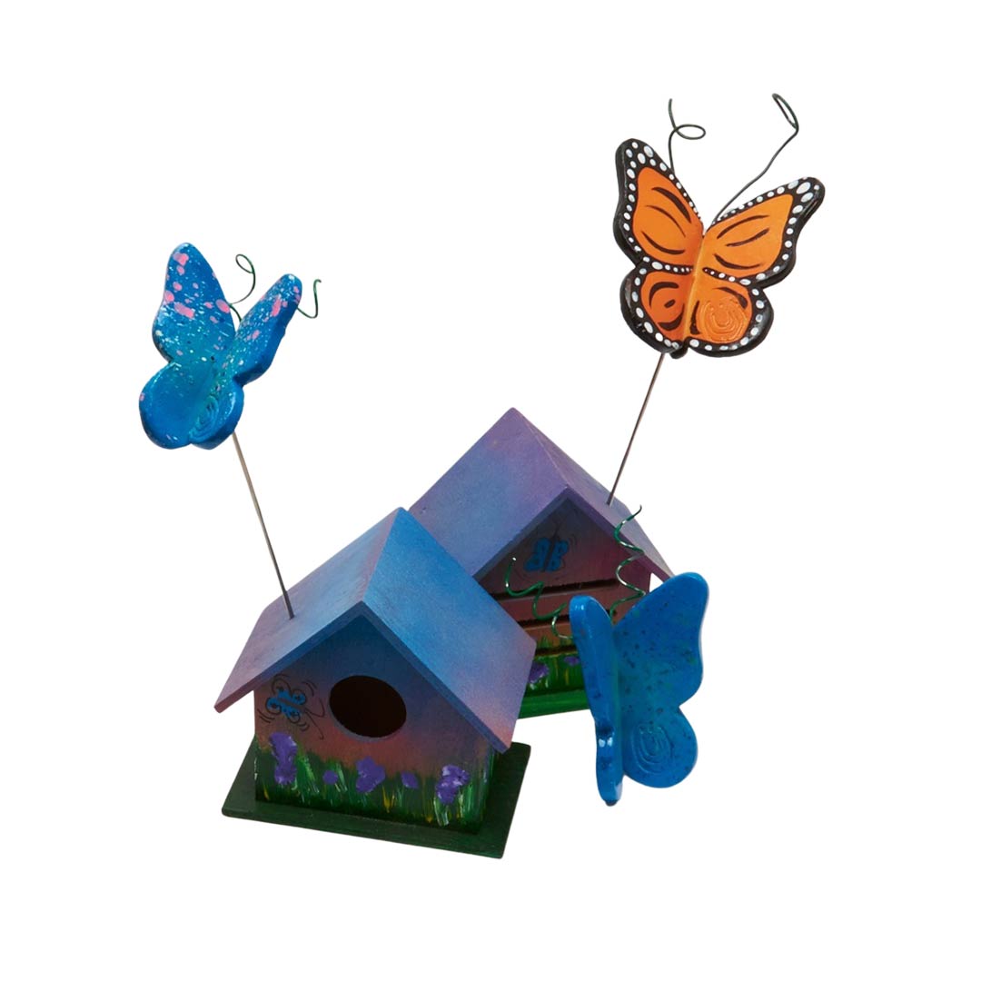 Hand-Painted Flutterby Houses