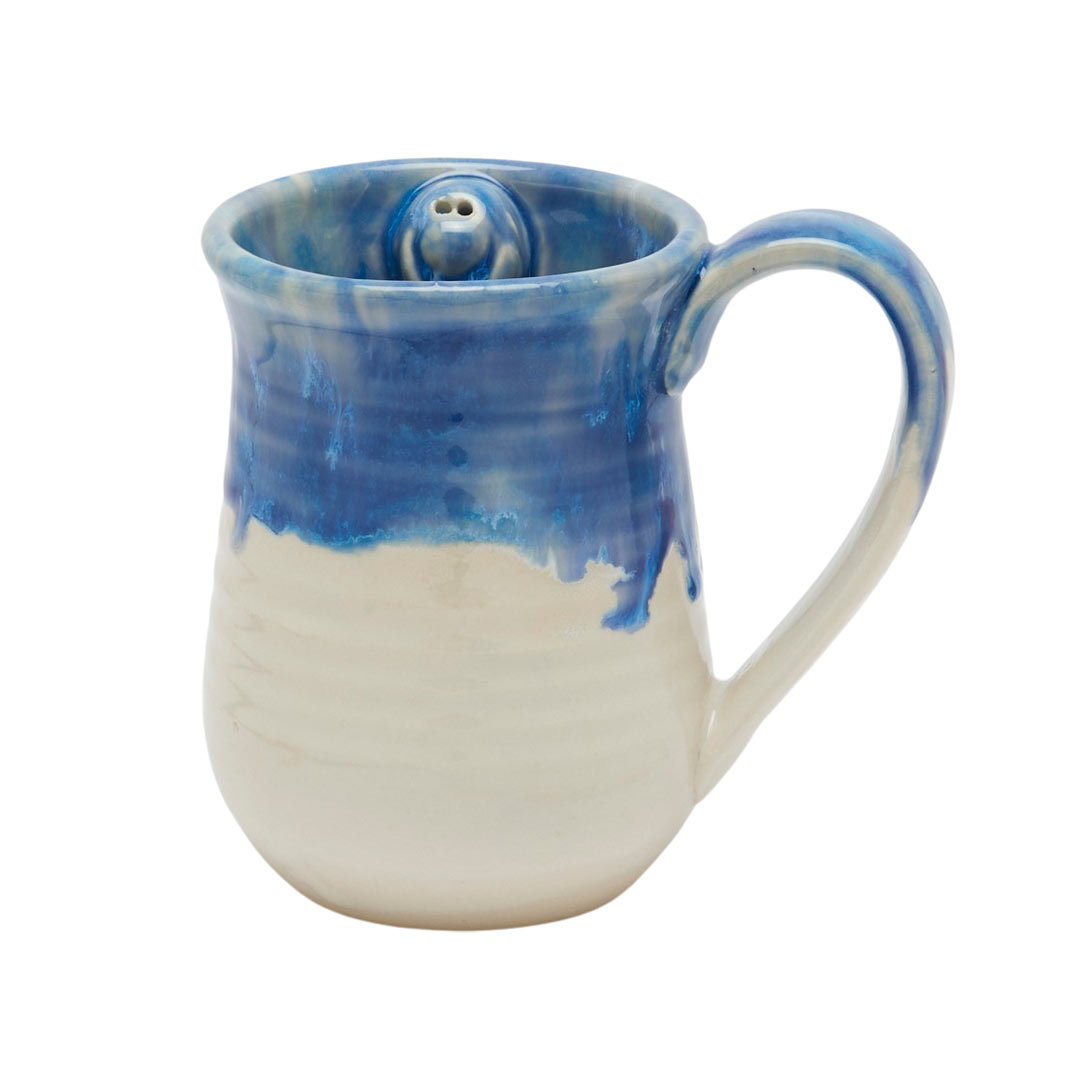 Blue Drip Smile Mug