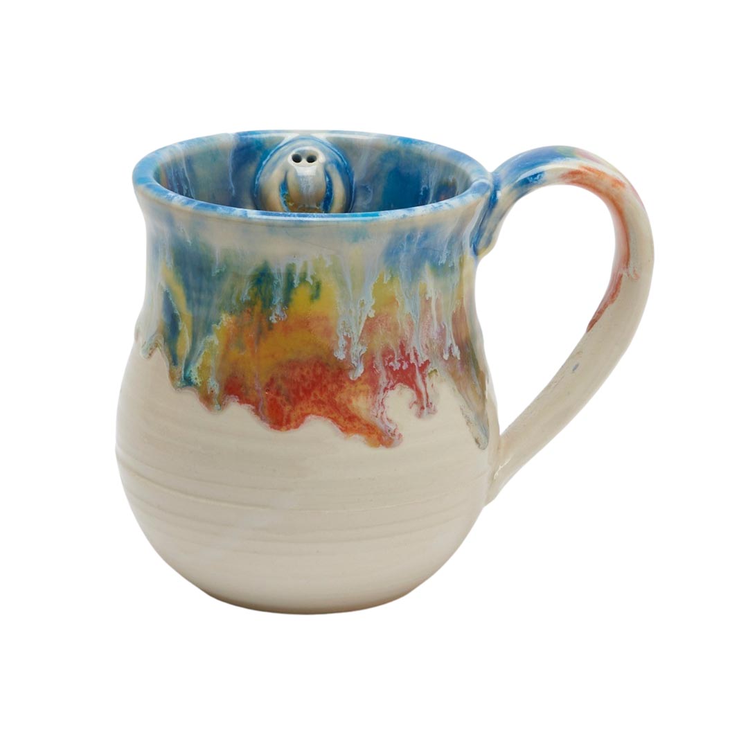 Multicolor Drip Smile Mug