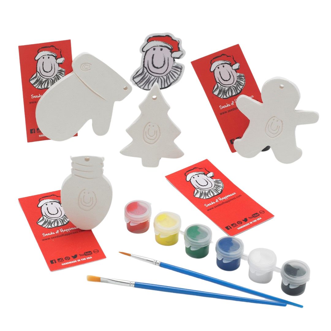 Holiday - Paint your own Smile Ornaments Kit